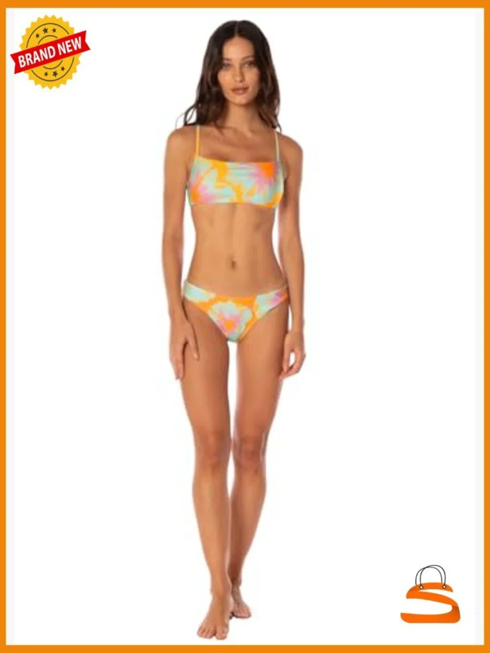 Reversible Low Rise Bikini Bottom Medium Polyester Blend Hand Wash